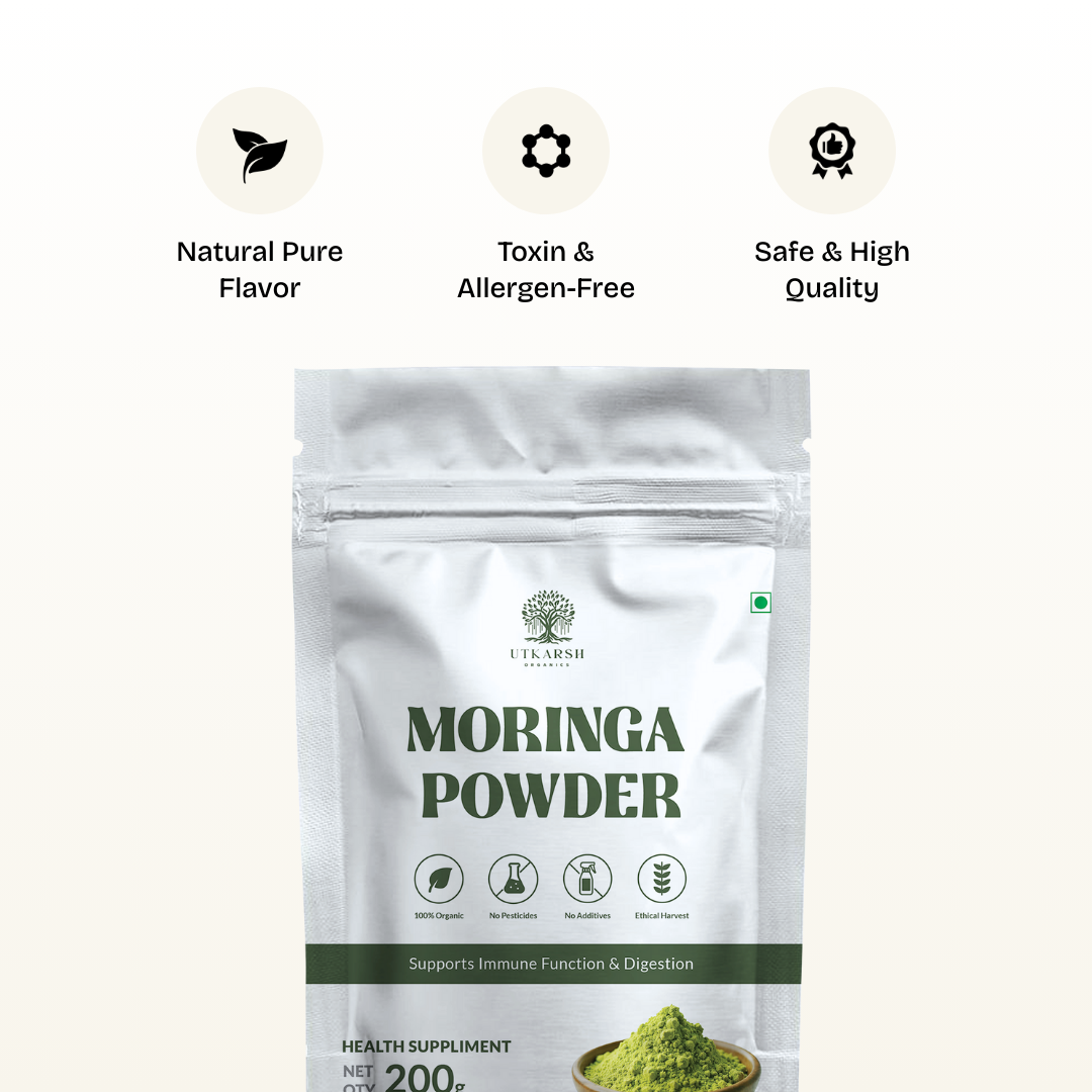 Organic Moringa Powder | 200gm
