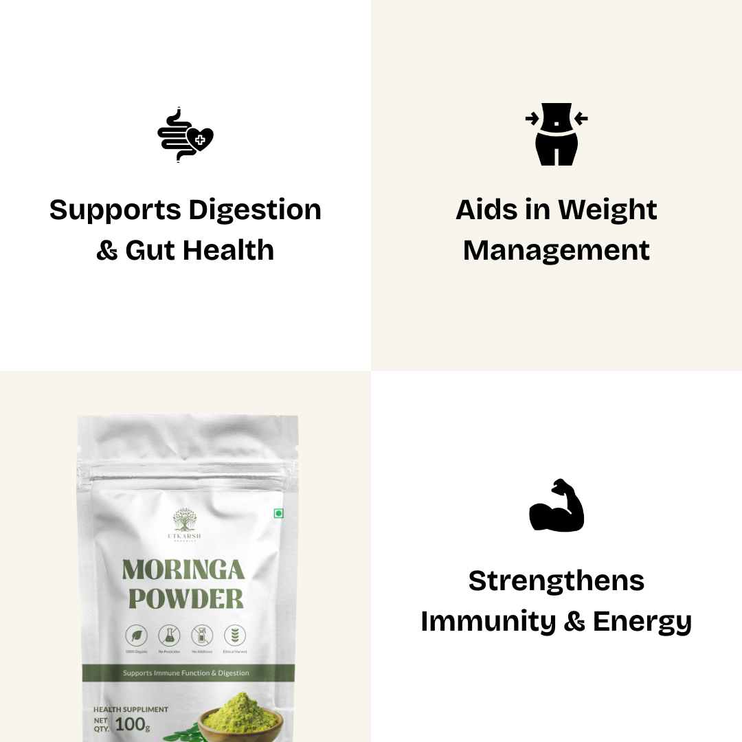 Organic Moringa Powder | 100gm