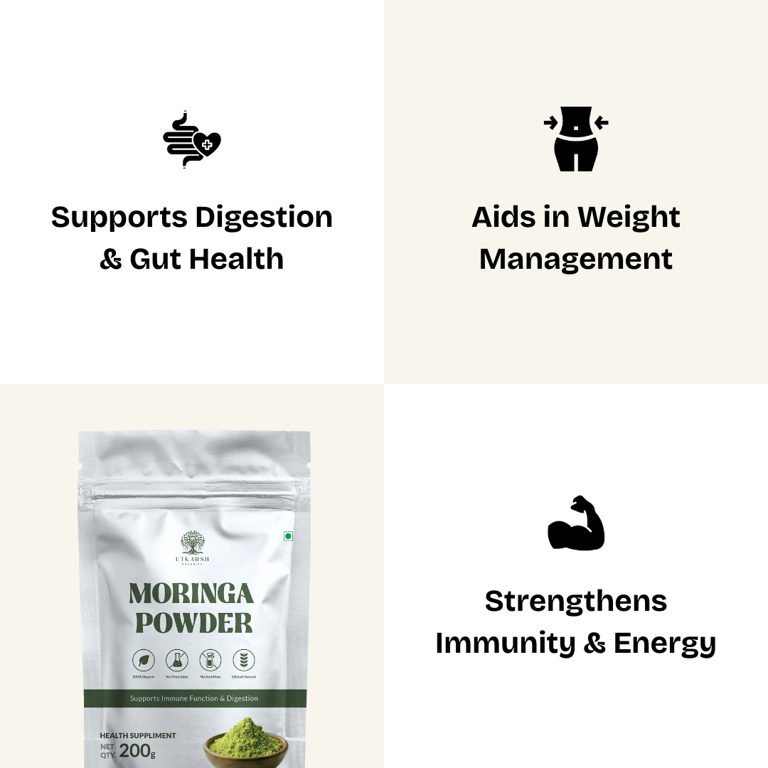 Organic Moringa Powder | 200gm