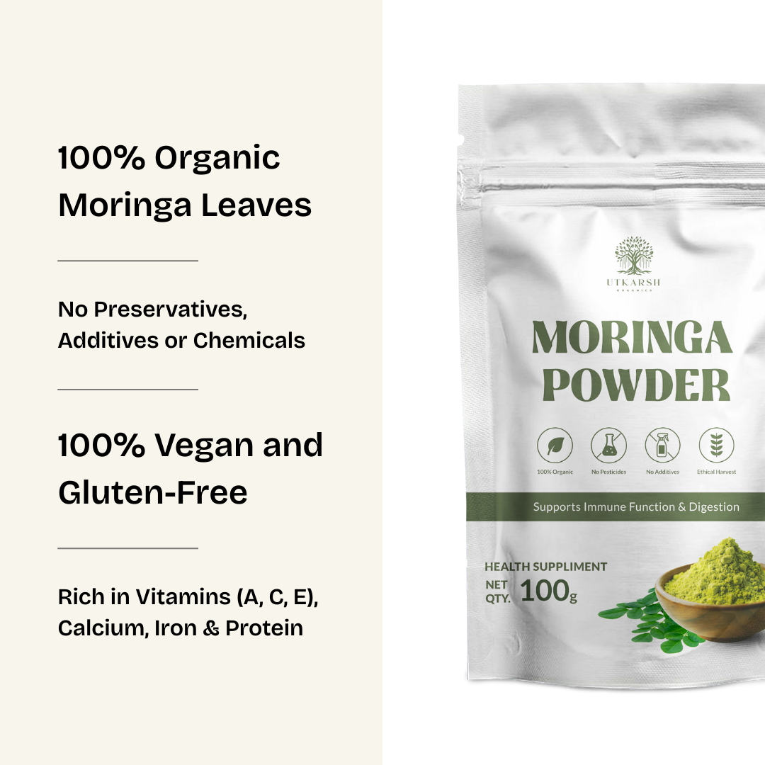 Organic Moringa Powder | 100gm