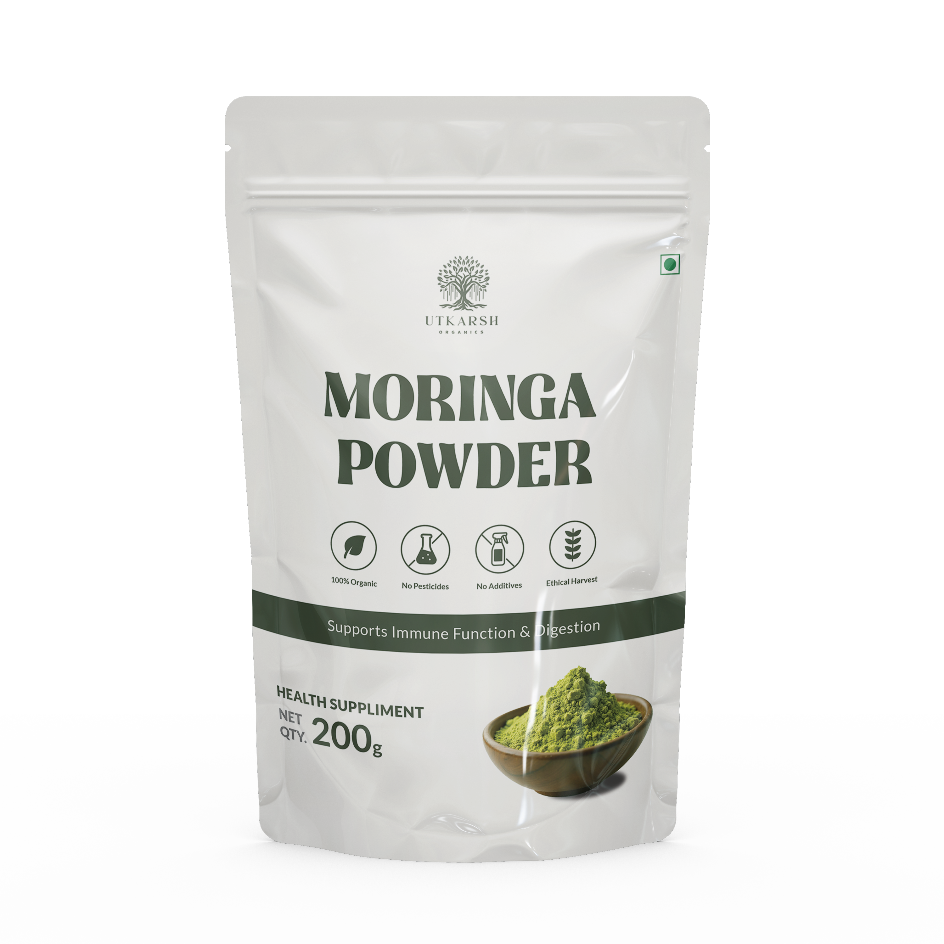 Organic Moringa Powder (200gm)